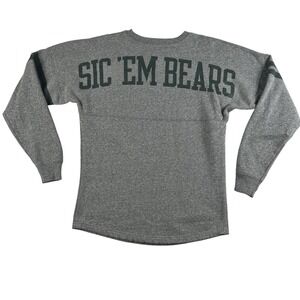 Baylor Bears Shirt Womens Small Gray NCAA College Football Spirit Jersey League